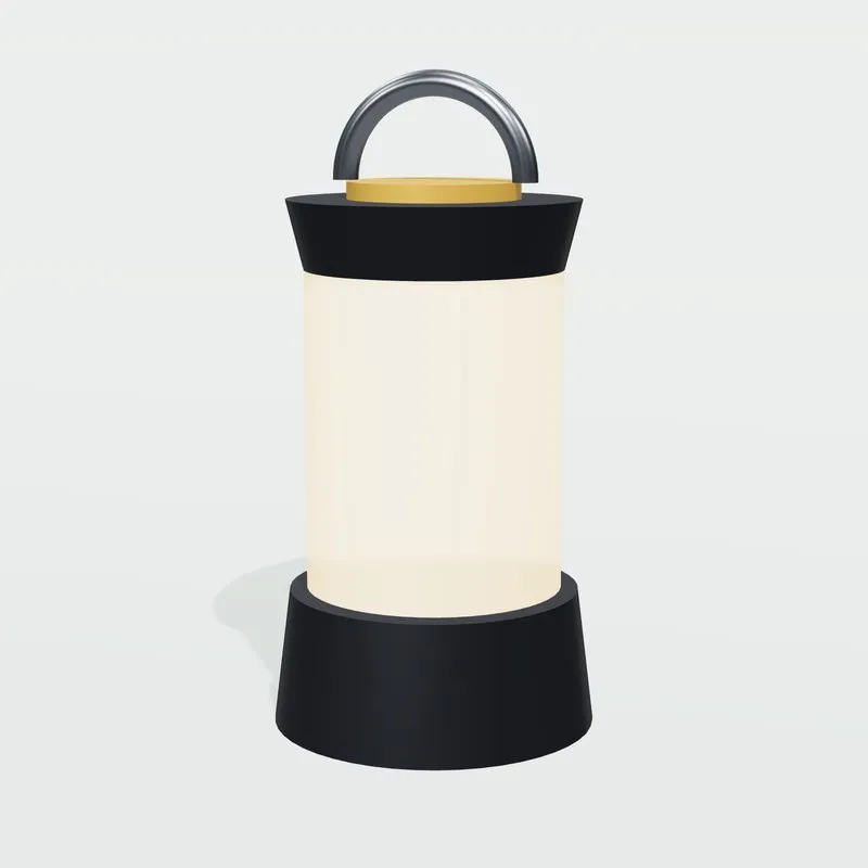 Ilustración genérica de farol recargable; no es una foto del modelo Ledlenser ML4.