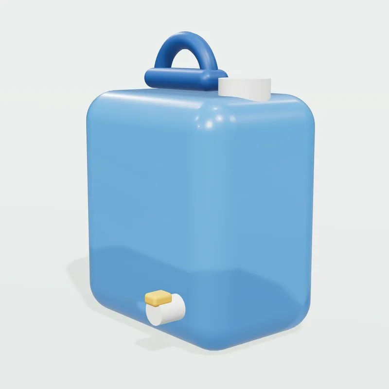 Ilustración genérica de garrafa para agua; no es una foto del modelo Reliance Aqua-Tainer.