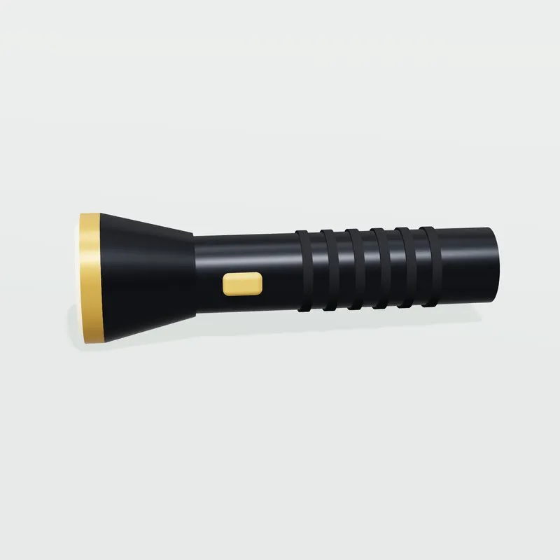 Ilustración genérica de linterna de mano; no es una foto del modelo Ledlenser P5 (503100).